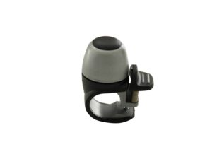 Widek Fahrradklingel silber mit Feder, auf Karte