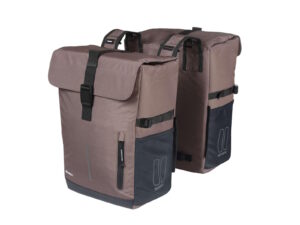 Basil Fahrradtasche double Move braun 30L