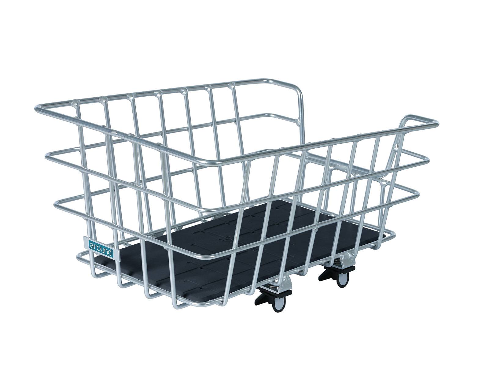 AROUND Fahrradkorb College ALU inkl. Fix System, alu