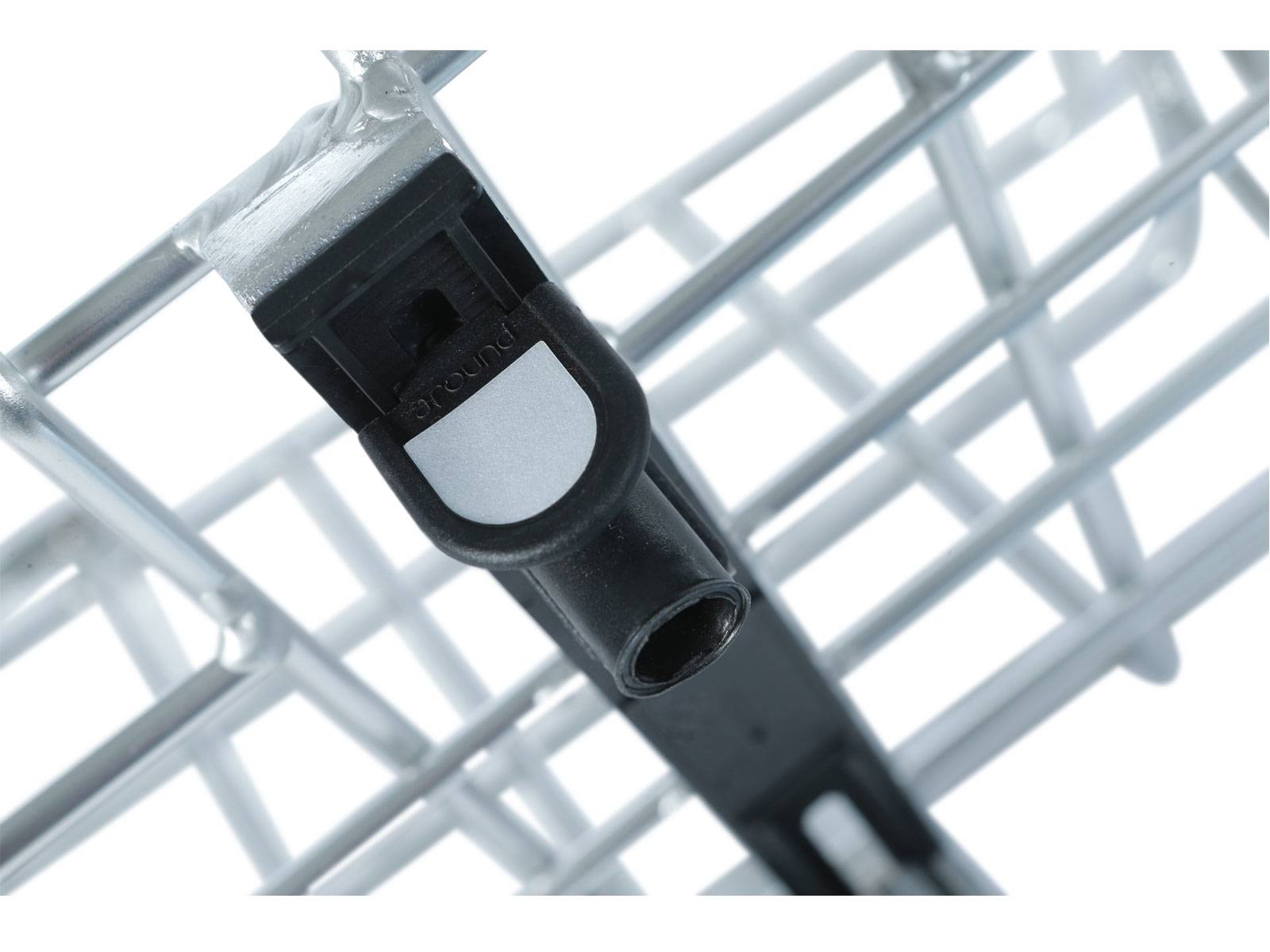 AROUND Fahrradkorb College ALU inkl. Fix System, alu – Bild 2