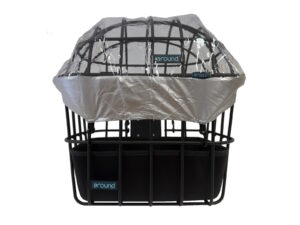 Regenschutz für Tierfahrradkorb Luna vorne